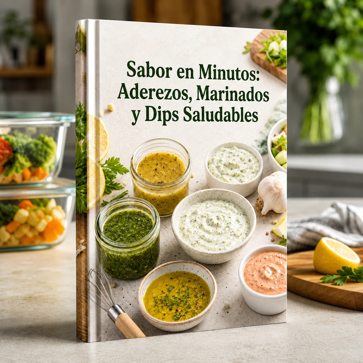 Sabor en Minutos: Aderezos, Marinados y Dips Saludables
