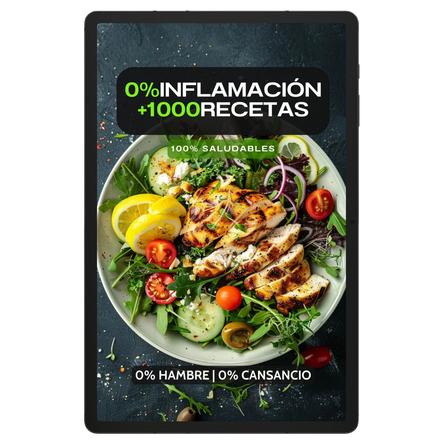 100% Saludable: Chau Inflamación +1000 Recetas