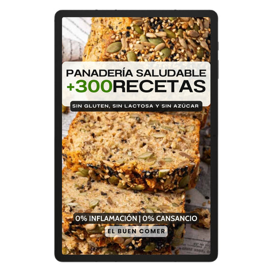 Panadería Saludable: +300 Recetas Panes