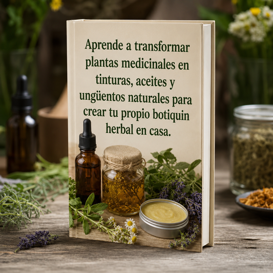 Aprende a transformar plantas medicinales en tinturas, aceites y ungüentos naturales para crear tu propio botiquín herbal en casa.