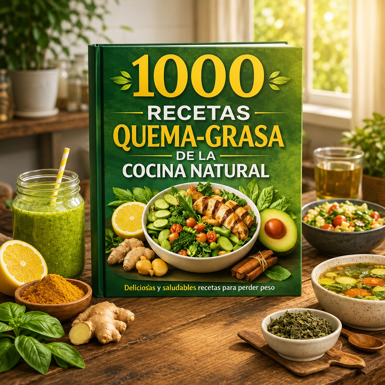 1000 Recetas Naturales para Quemar Grasa con Respaldo Científico ⭐